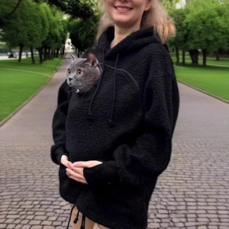 Women’s Fleece Hoodie Pullover With Kangaroo Pocket