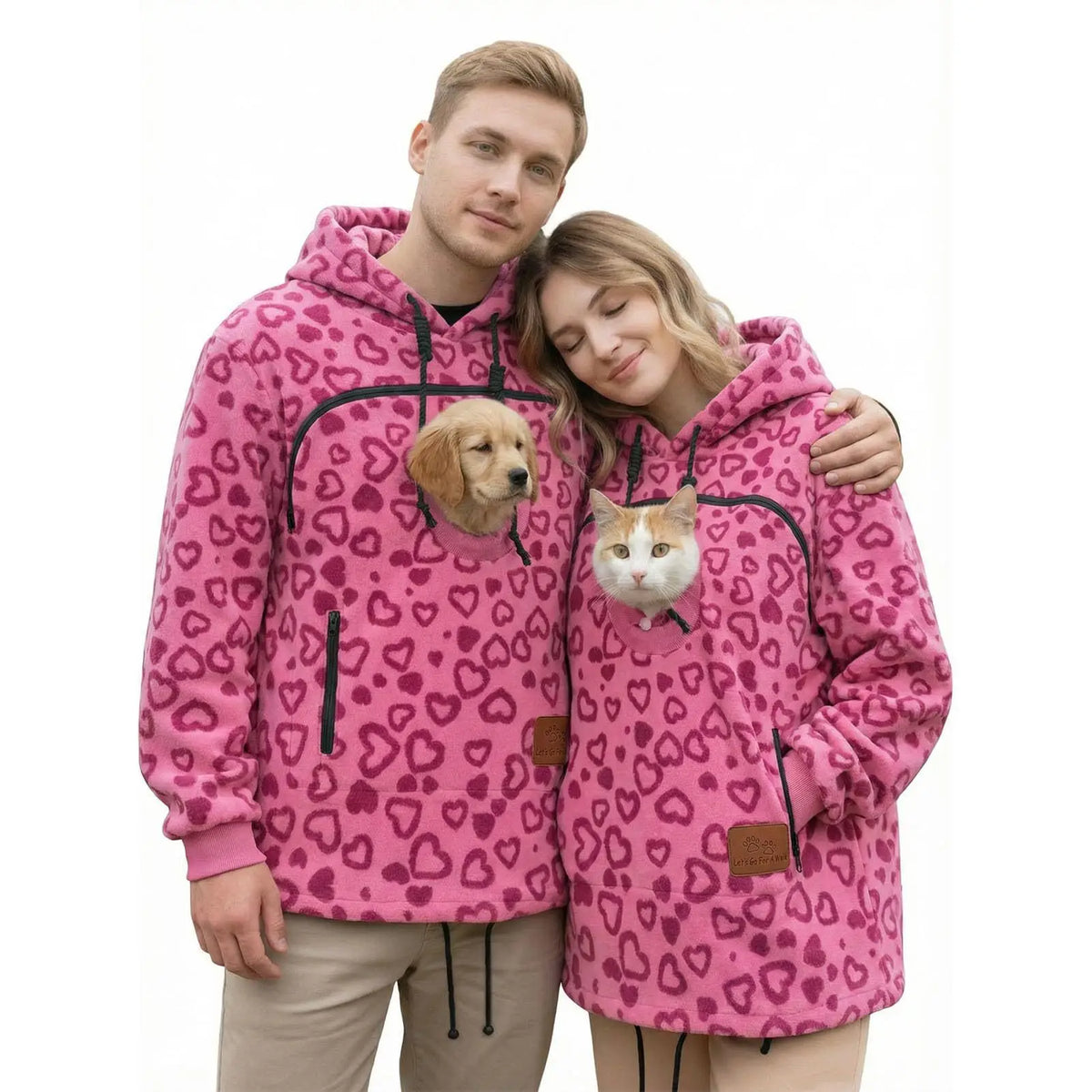 Women’s Fleece Hoodie Pullover With Kangaroo Pocket